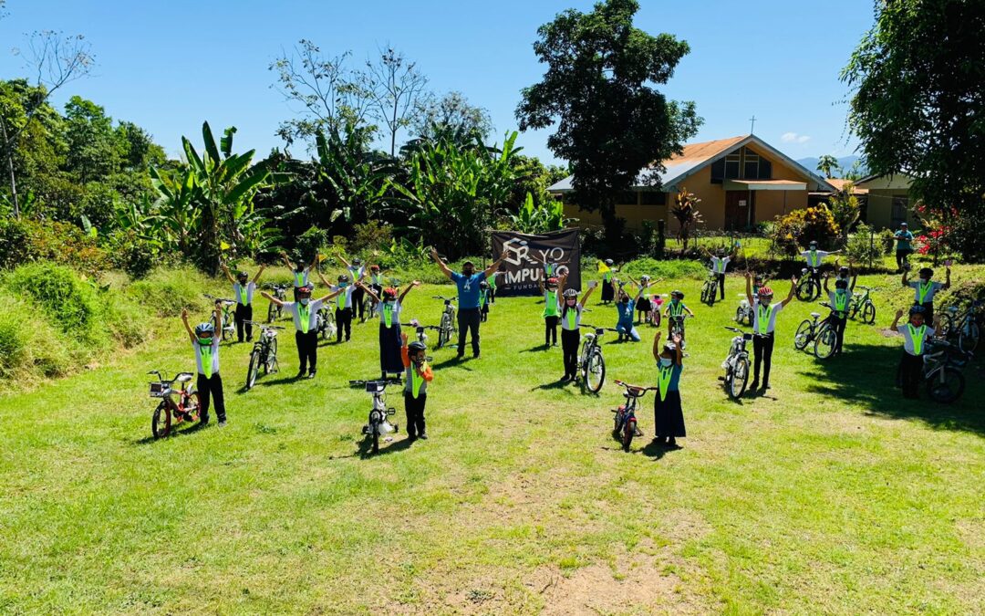 Entregas de “A la Escuela en Bici” volvieron junto con el inicio de clases presenciales